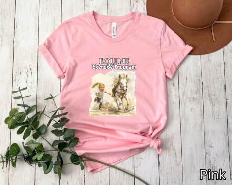 Alternative view of Equine Exercise Program - T-Shirt - Youth