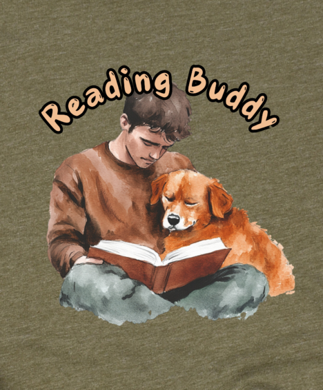 Reading Buddy - Dog - TShirt