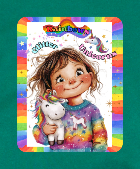 Rainbows, Glitter, and Unicorns - T-Shirt